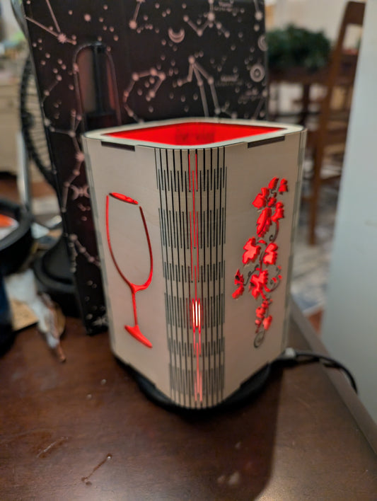 Candle light box -living hinge